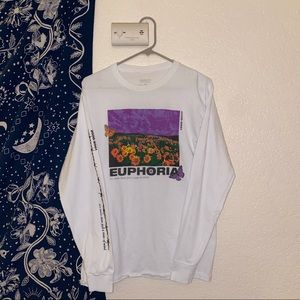 Urban outfitters euphoric graphic tee
